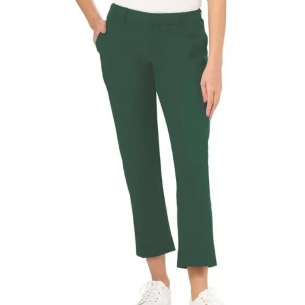 Kirkland Signature Women's Travel Pants Utility Pocket, Green, Size 6 Women’s